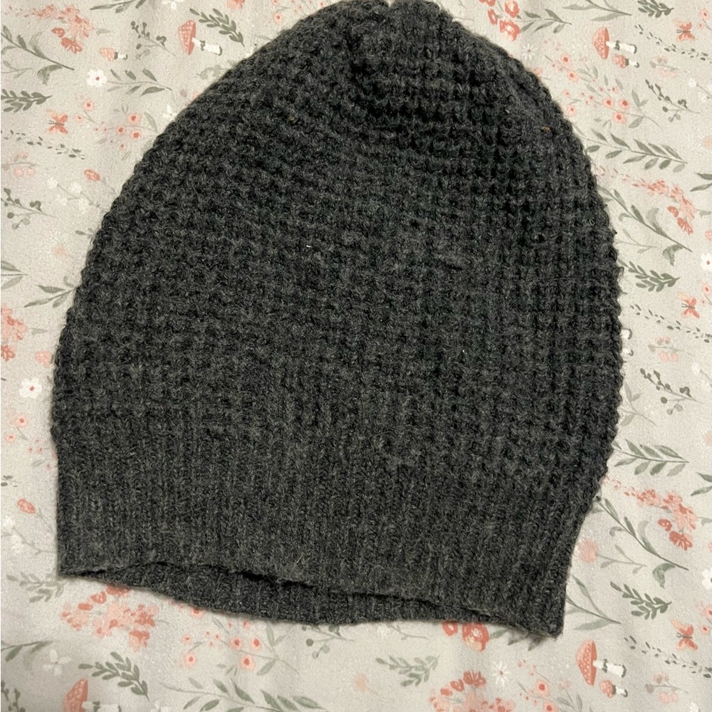 Cozy Knit Beanie in Dark Gray